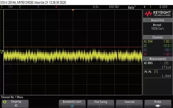 high accuracy and low ripple